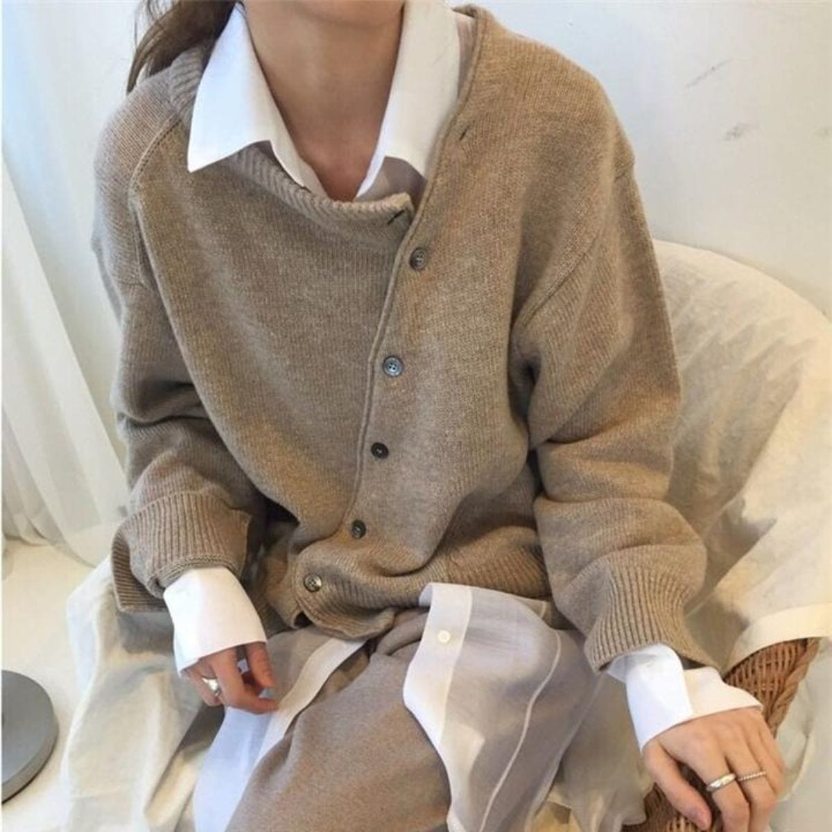Erica - Giacca dal look moderno con dettagli bottoni
