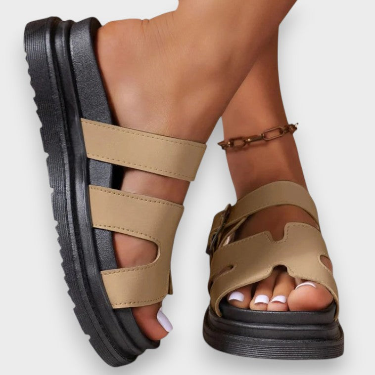 Amaris | Sandali Comfort con Fascia a H e Suola Platform