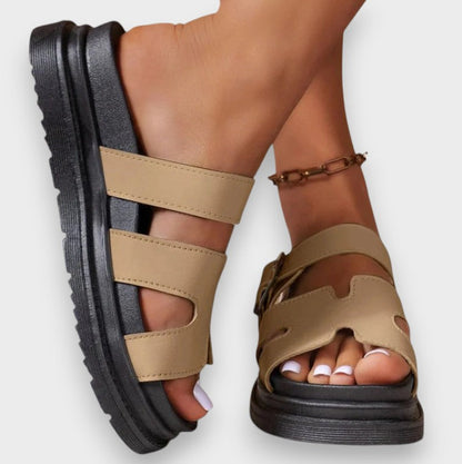 Amaris | Sandali Comfort con Fascia a H e Suola Platform
