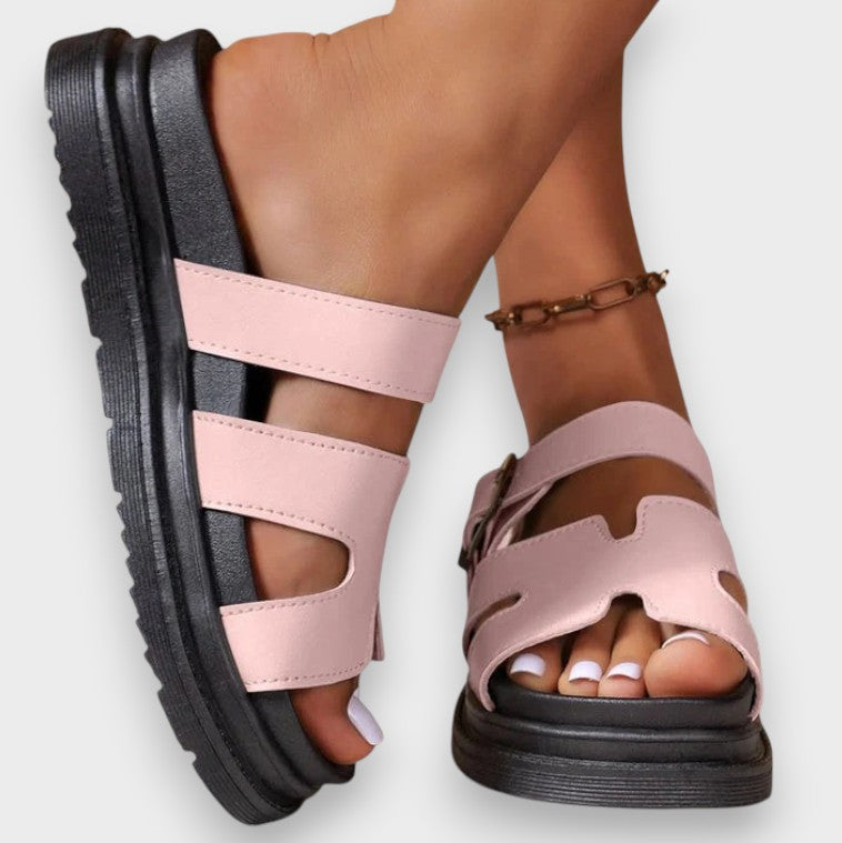 Amaris | Sandali Comfort con Fascia a H e Suola Platform