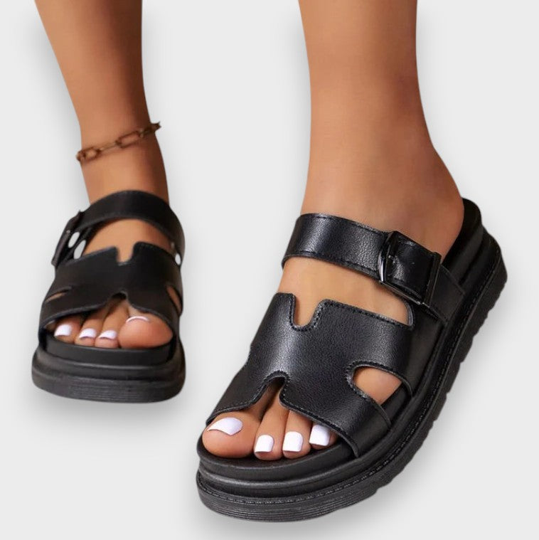 Amaris | Sandali Comfort con Fascia a H e Suola Platform