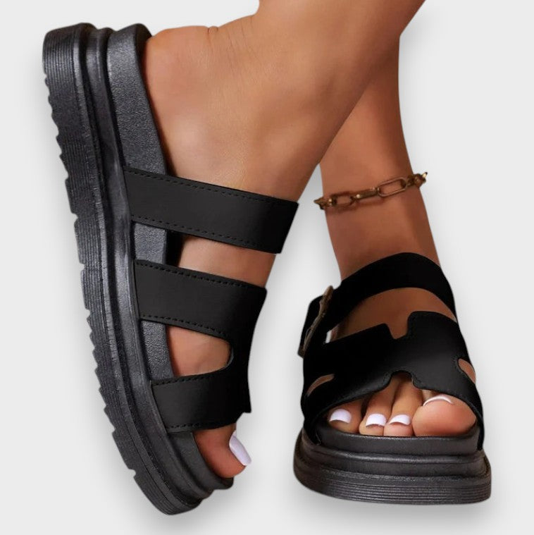 Amaris | Sandali Comfort con Fascia a H e Suola Platform